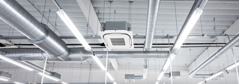 Air Conditioning Unit Hanging From Ceiling
